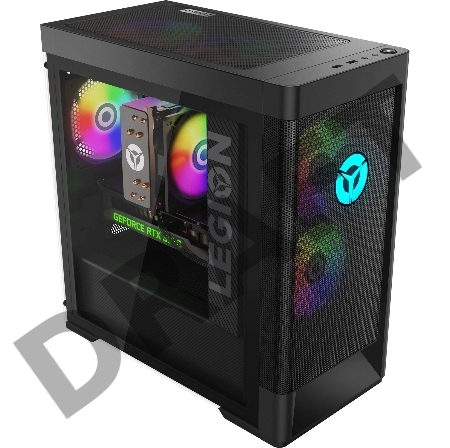 Персональный компьютер Lenovo Legion T5 26AMR5  AMD Ryzen 5 5600G(3.9Ghz)/16384Mb/1024SSDGb/noDVD/Ext:nVidia GeForce RTX3060Ti(8192Mb)/BT/WiFi/war 1y/14kg/black/DOS + 650W, RU kbd, mouse USB