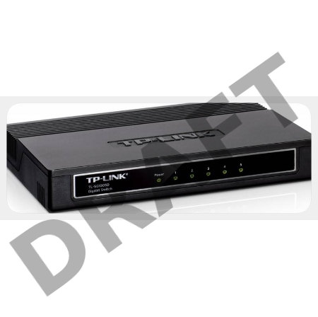 Коммутатор TP-Link SMB TL-SG1005D Коммутатор 5-port Gigabit Switch, plastic case