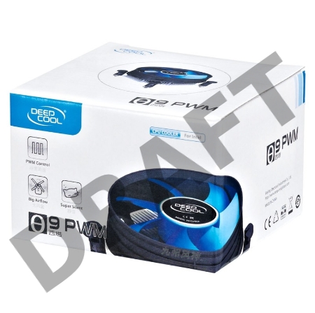 Кулер Deepcool THETA 9 PWM {Soc-1150/1155/1156, 4pin, 18-45dB, Al, 95W, 269g,  low-profile}