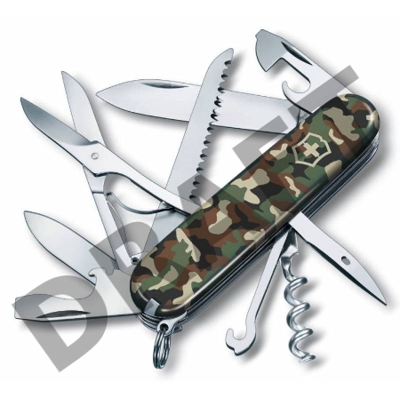 Нож перочинный Victorinox Huntsman (1.3713.94) 91мм 15функций камуфляж карт.коробка
