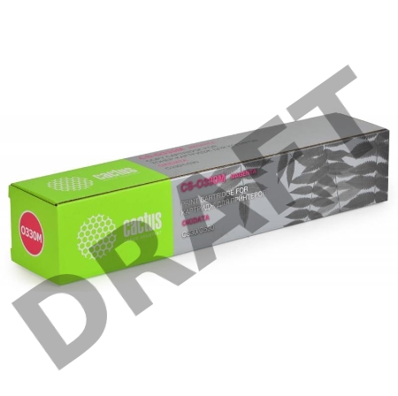 Тонер-картридж Cactus CS-O330M для OKI C330/C530 пурпурный 3000 страниц