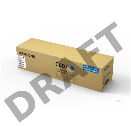 Тонер-картридж Samsung CLT-C607S Cyan Toner Cartridge