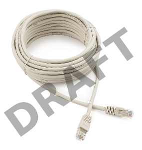 Патч-корд UTP Cablexpert PP6U-10M кат.6, 10м, литой, многожильный (серый)