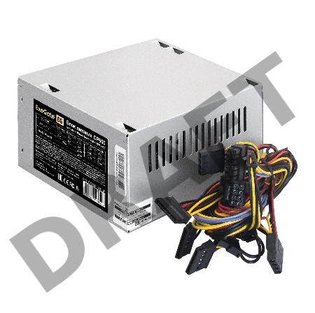 Блок питания 600W ExeGate CP600 (ATX, SC, 8cm fan, 24pin, 4+4pin, PCI-E, 3xSATA, 2xIDE, кабель 220V с защитой от выдергивания)