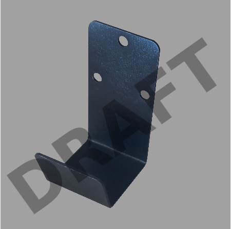 Держатель кабеля черный SMCH01B