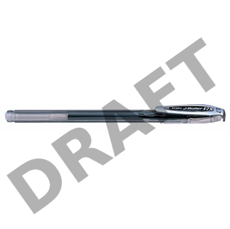 Ручка гелевая Zebra J-ROLLER RX (JJBZ1-BK) 0.7мм черный