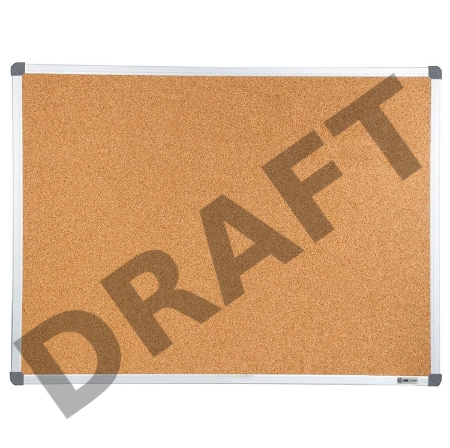 Демонстрационная доска Cactus CS-CBD-90X120 пробковая 90x120см алюминиевая рама