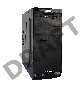 Корпус Miditower Exegate UN-604 Black, ATX, <UN500, 120mm> 2*USB+2*USB3.0, Audio