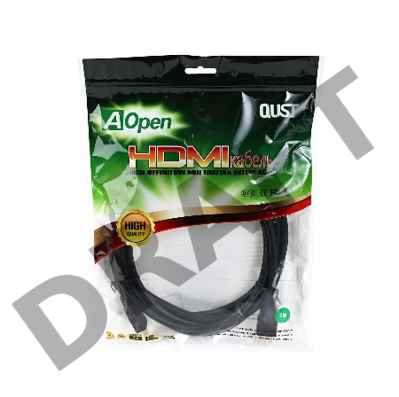 Кабель HDMI 19M/M ver 2.0, 3М  Aopen <ACG711-3M>      