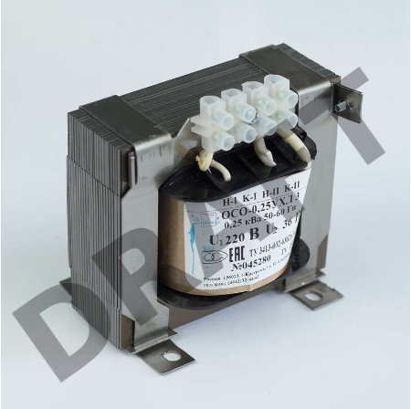 Трансформатор ОСО-0.25-09 220/36В УХЛ3 Кострома ОС0000002365