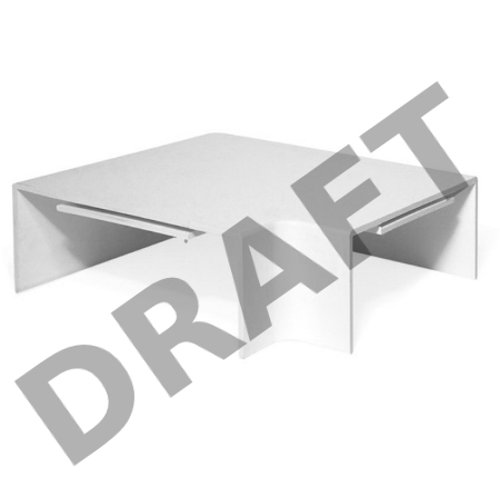 Плоский угол 100х40