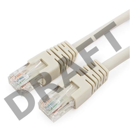 Патч-корд UTP Cablexpert PP6U-10M кат.6, 10м, литой, многожильный (серый)