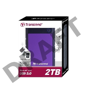 Внешний жесткий диск Transcend USB 3.0 2Tb TS2TSJ25H3P StoreJet 25H3P (5400 об/мин) 2.5