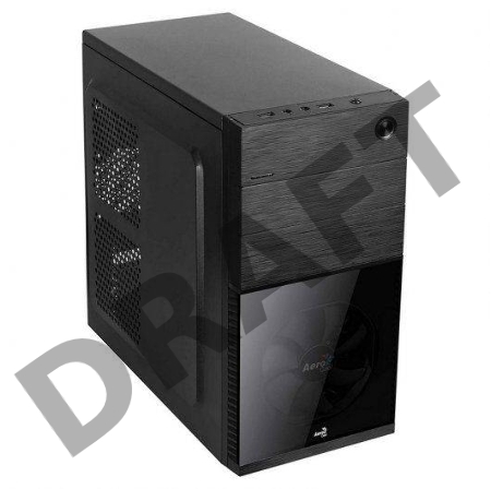 Корпус Aerocool Cs-105 Blue (mATX, без БП, 1x USB3.0, 1x USB2.0, 1x 12cm blue LED front fan)