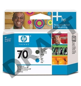 Картридж струйный HP C9404A черный матовый/голубой печатающая головка для HP DJ Z32100/Z3100 PS Pro B9100 (16000стр.)