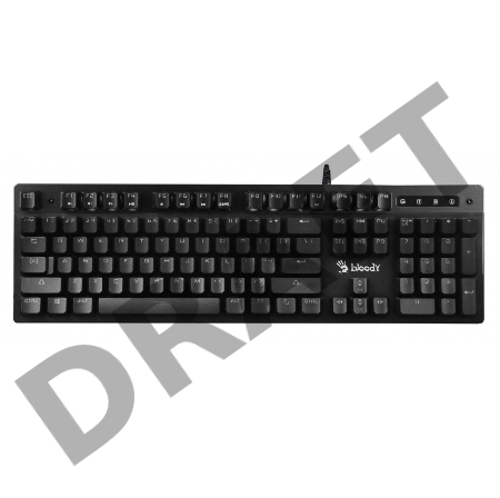 Клавиатура A4 Bloody B500N USB for gamer LED серый