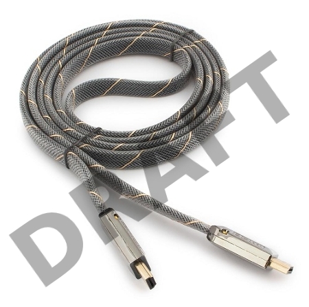Кабель HDMI Cablexpert, серия Platinum, 1,8 м, v2.0, M/M, плоский, позол.разъемы, металлический корпус, нейлоновая оплетка, блистер