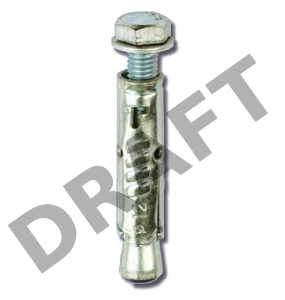 Анкер забивной М10 с болтом (уп.20шт) ДКС CM431060