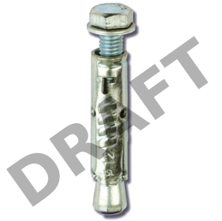 Анкер забивной М10 с болтом (уп.20шт) ДКС CM431060