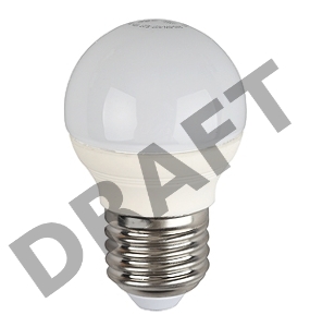 Лампа светодиодная ЭРА P45-7w-827-E27-Clear  7Вт Е27 600лм