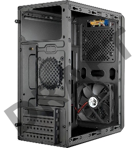 Корпус Aerocool Cs-105 Blue (mATX, без БП, 1x USB3.0, 1x USB2.0, 1x 12cm blue LED front fan)