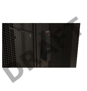 Шкаф серверный напольный Hyperline TTR, IP20, 42U, 2055х600х1000 мм (ВхШхГ), дверь: двойная распашная, перфорация, боковая панель: сплошная съемная, р