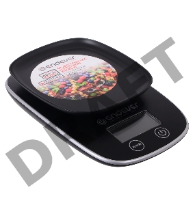 Электронные кухонные весы Endever Skyline KS-526, вес от 2 г до 5 кг. Закаленное стекло повышенной прочности, LCD-дисплей,  авто откл.
