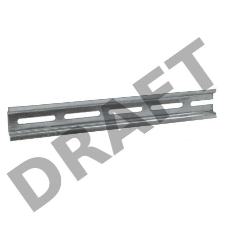 Рейка DIN 100мм оцинк. ИЭК YDN10-00100