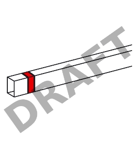 Накладка на стык Legrand 638186 40x40мм белый (упак.:10шт)