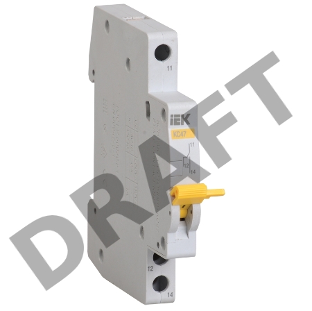 Контакт состояния КС47 новая серия на DIN-рейку ИЭК Iek MVA01D-KS-1