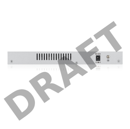 Коммутатор ZYXEL GS1200-8HP V2 8 Port Gigabit PoE+ webmanaged Switch, 4x PoE, 60 Watt