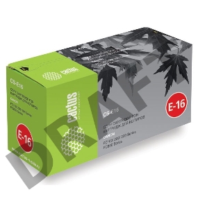 Тонер Картридж Cactus CS-E16 черный для Canon FC100 200 300 Series PC800 Series (2000стр.)