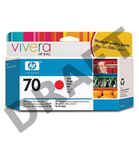 Картридж струйный HP №70 C9456A красный для HP DJ Z2100/Z3100 (130мл)