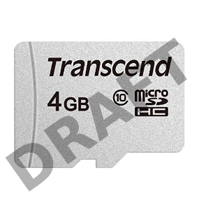 Флеш карта microSD 4GB Transcend microSDHC Class 10, (без адаптера), TLC