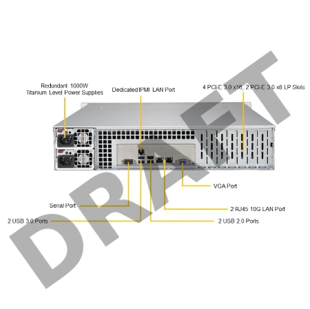 Платформа SuperMicro SYS-6029P-TRT 3.5