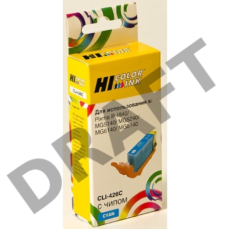 Картридж Canon PIXMA MG5140/5240/6140/8140 (Hi-Black) CLI-426C, C