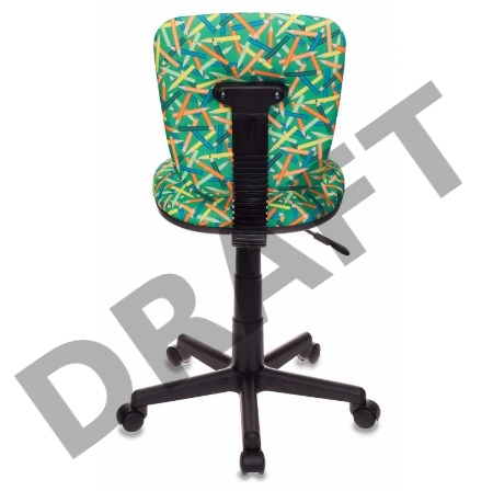 Кресло детское Бюрократ CH-204NX/PENCIL-GN зеленый карандаши