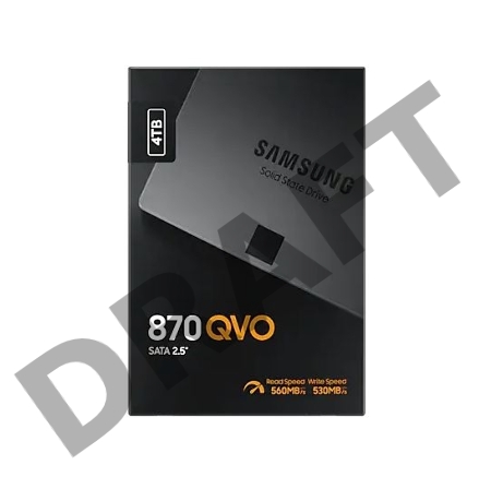Твердотельный диск 4TB Samsung 870 QVO, V-NAND, 2.5