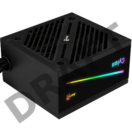 Блок питания Aerocool ATX 500W CYLON 500 80+ (24+4+4pin) 120mm fan color 5xSATA RTL