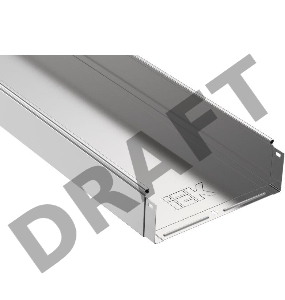 Лоток листовой неперфорированный 300х100 L3000 сталь 1мм ИЭК CLN10-100-300-3