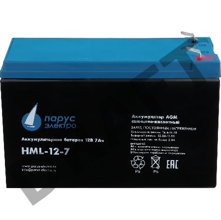 Батарея Парус Электро, профессиональная серия HML-12-7