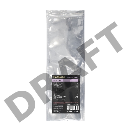 Термопаста ExeGate KPT-WMK (0,8 Вт/(м•К), 3г, шприц с лопаткой)