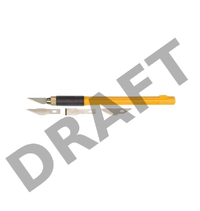 Канцелярский нож OLFA OL-AK-4  нерж.сталь пластик 0.4см