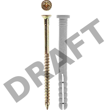 Зубр Дюбель-гвоздь полипропиленовый, цилиндрический бортик, 8x120мм, ТФ5, 50шт 4-301365-08-120