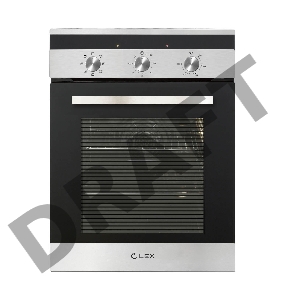 Духовой шкаф LEX EDM 4570 IX  55 л, таймер, 7 функций, встраиваемый