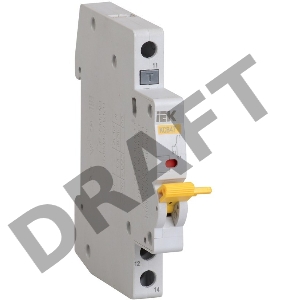 Контакт состояния КС47 новая серия на DIN-рейку ИЭК Iek MVA01D-KS-1