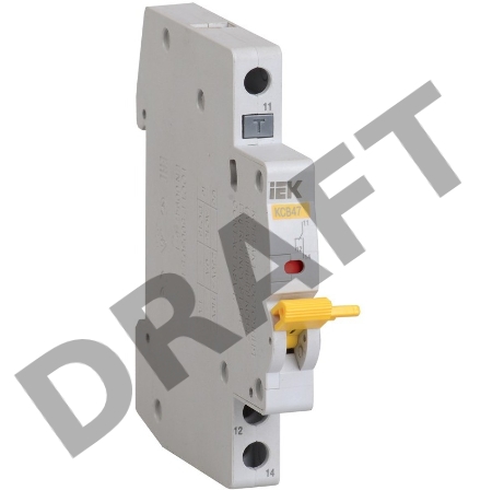 Контакт состояния КС47 новая серия на DIN-рейку ИЭК Iek MVA01D-KS-1