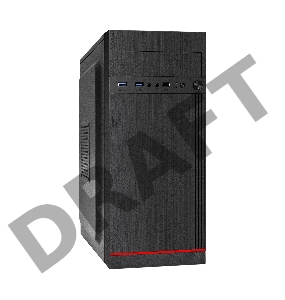 Корпус Miditower Exegate EX290190RUS AA-442U2-AA500 (ATX, AA500 8 см, 1*USB+2*USB3.0, аудио, черный)