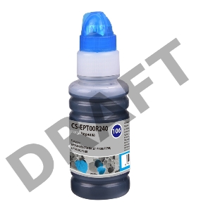 Чернила Cactus CS-EPT00R240 голубой70мл для Epson L7160/L7180