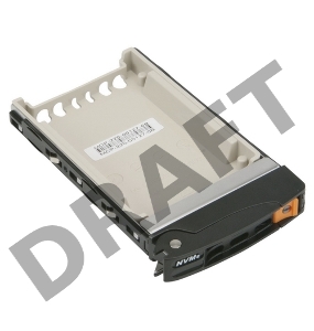 Корзина Supermicro MCP-220-00127-0B Black Gen-3 2.5 NVMe Drive Tray, Orange Tab with Lock